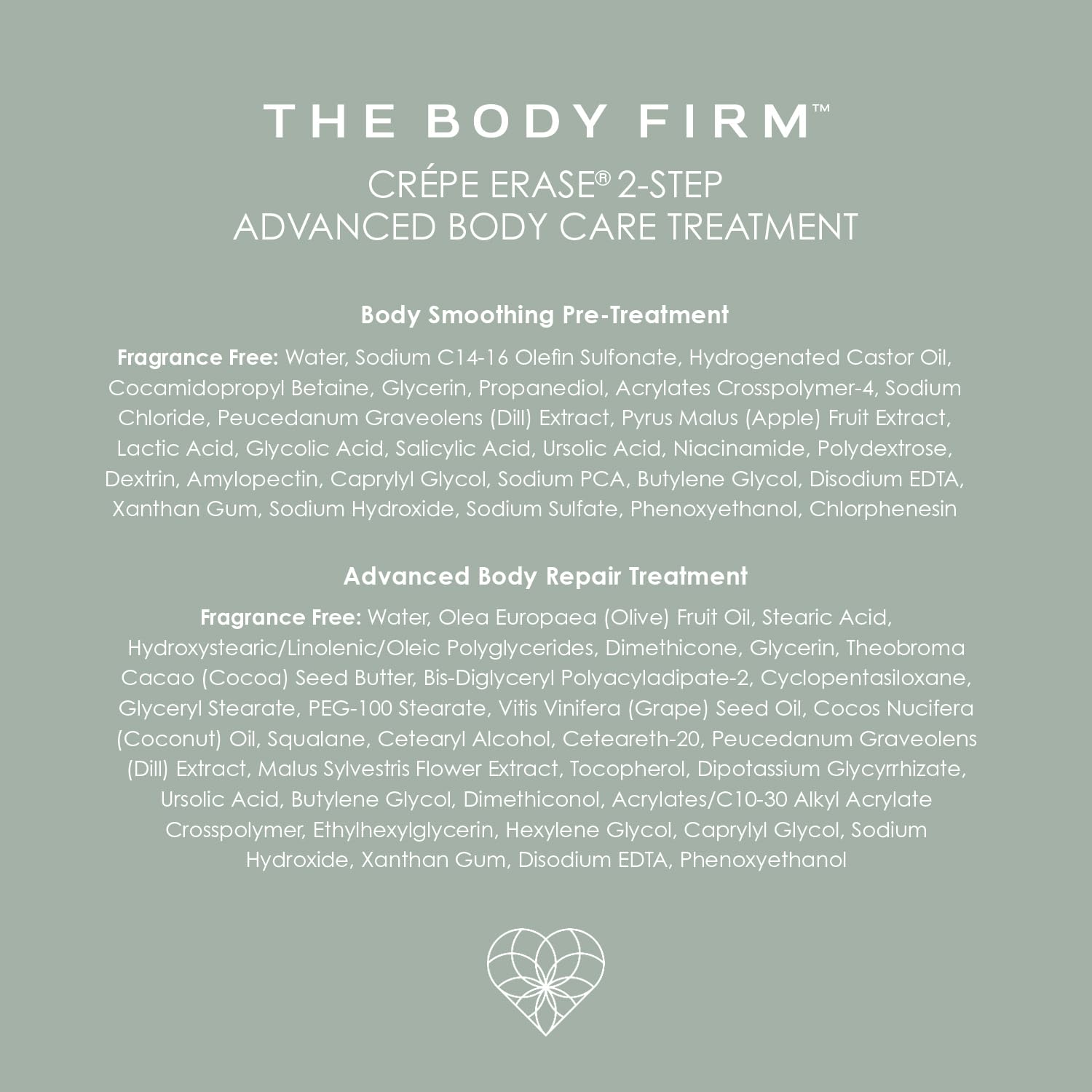 Crepe Erase 2-Step Advanced Body Care Treatment, Anti-Aging Skin Care for Body/Neck, Firming Moisturizer Cream + Body Exfoliating Pre-Treatment, Supports Wrinkle, Crepe Skin, Collagen, Fragrance Free