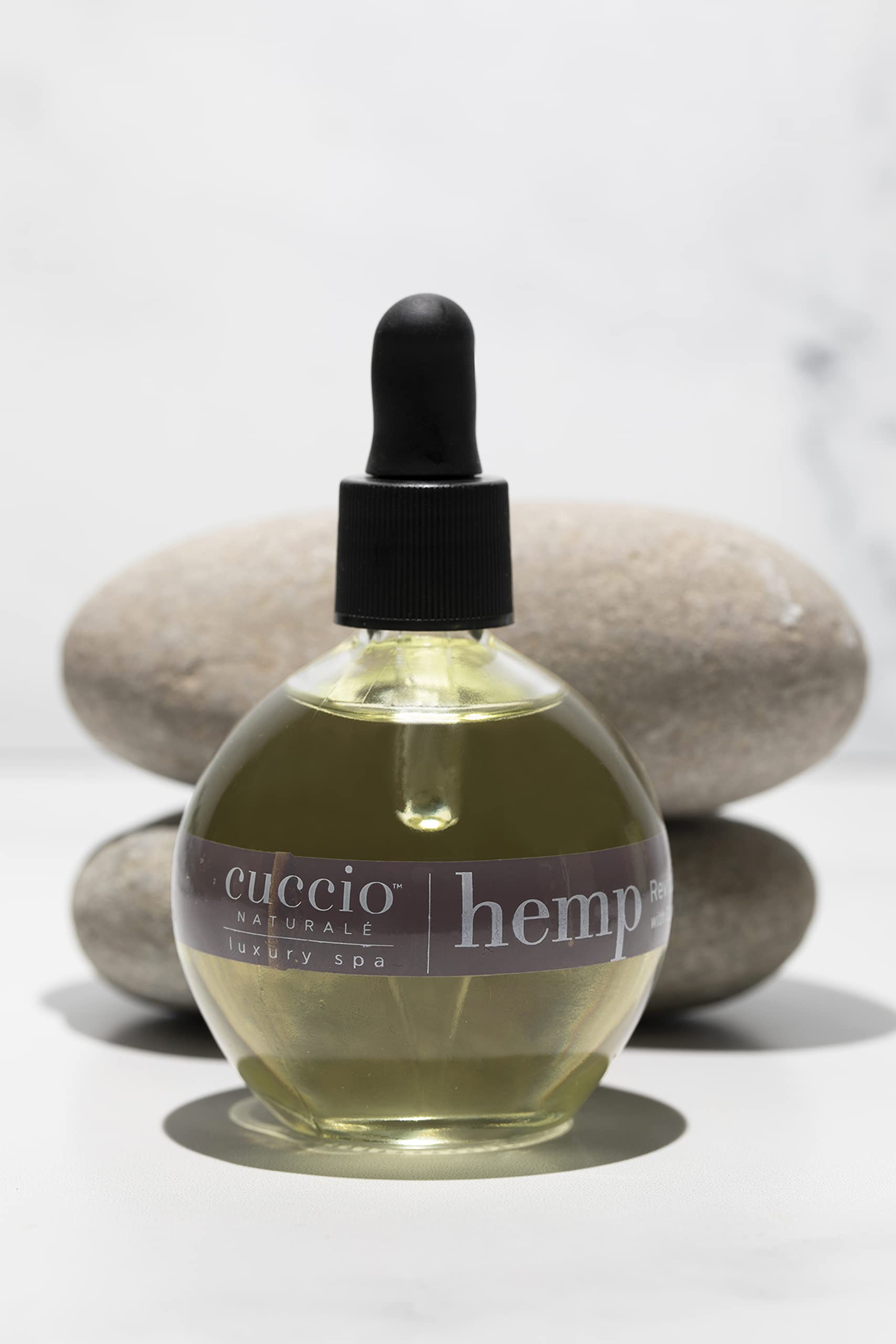 Cuccio Naturale Hemp Revitalizing Oil With Capuacu And Chia - Renewing Body Oil - Moisturizing Therapy To Repair Dry Skin - All Natural, Paraben Free Formula - Hands, Feet And Body - 2.5 Oz