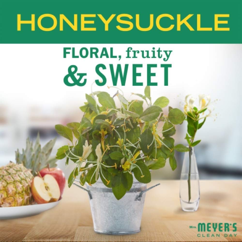 Mrs. Meyer's Clean Day Hand Soap Liquid, Honeysuckle, 12.5-Fluid Ounce Bottles (Pack of 6)