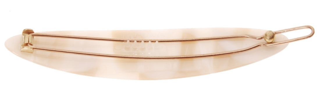 Alba : France Luxe Oblong on Tige Boule Barrette - Alba