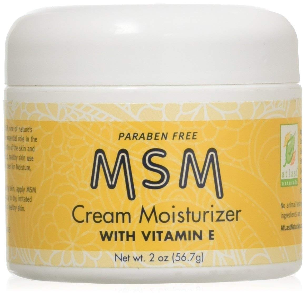 At Last Naturals (formerly Alvin Last) MSM Skin Enhance Cream, 2 Oz