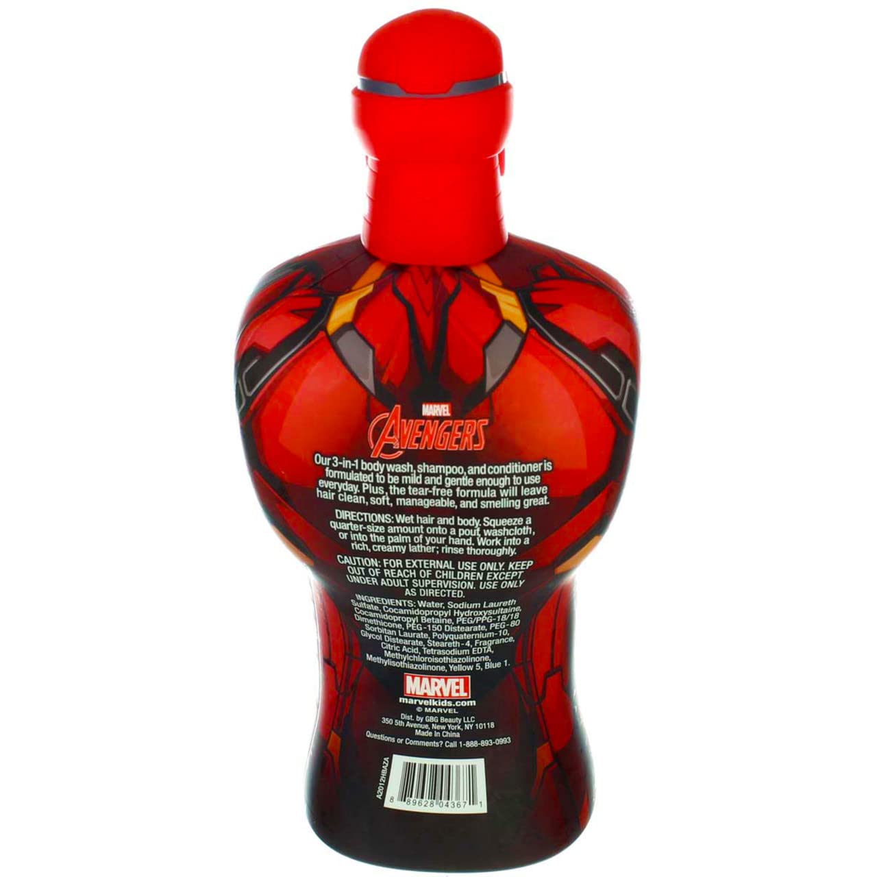 IRON MAN 3-IN1 BODYWASH, 14 ounce - Assorted Style
