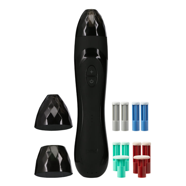 PMD Personal Microderm Elite Pro - Revolutionary At-Home Microdermabrasion Device - Black