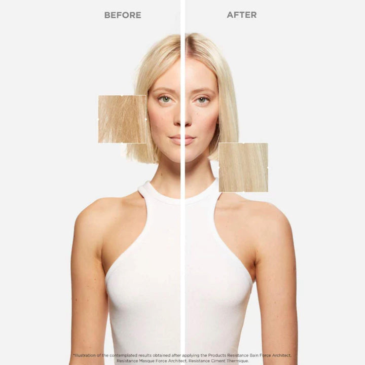 Kérastase Resistance Strengthening Shampoo & Conditioner Set For Weak and Damaged Hair - Gently Cleanses and Softens With Pro-Keratine Complex