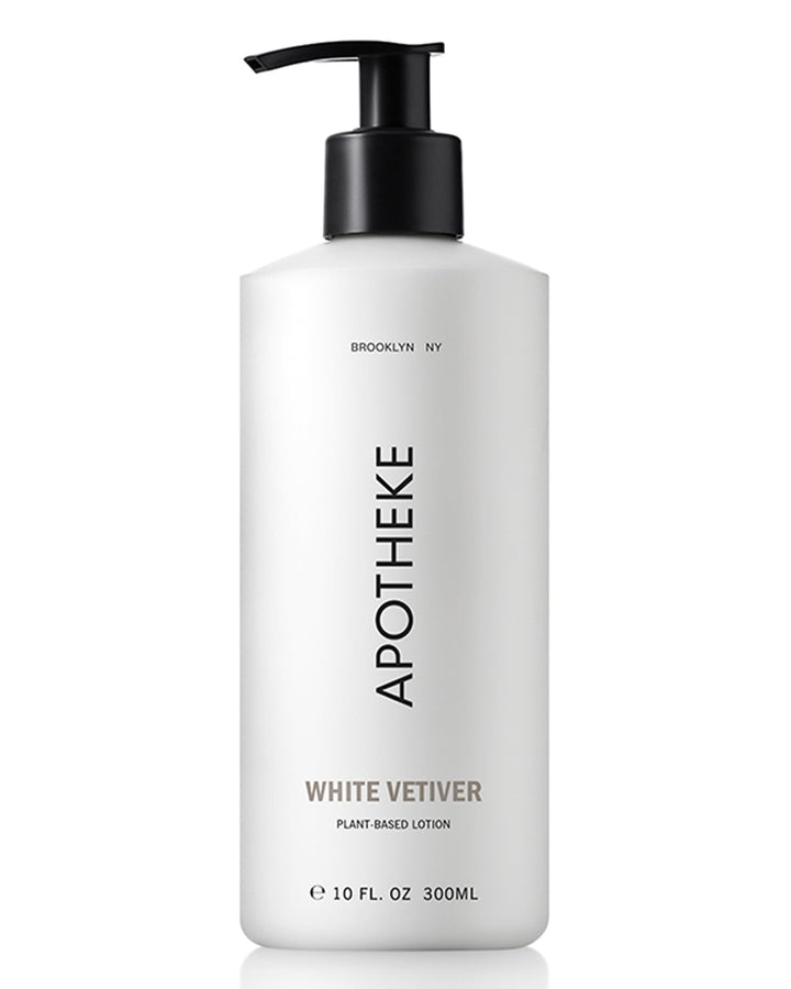 APOTHEKE Scented Hand & Body Lotion for Women & Men, White Vetiver (10 fl oz)