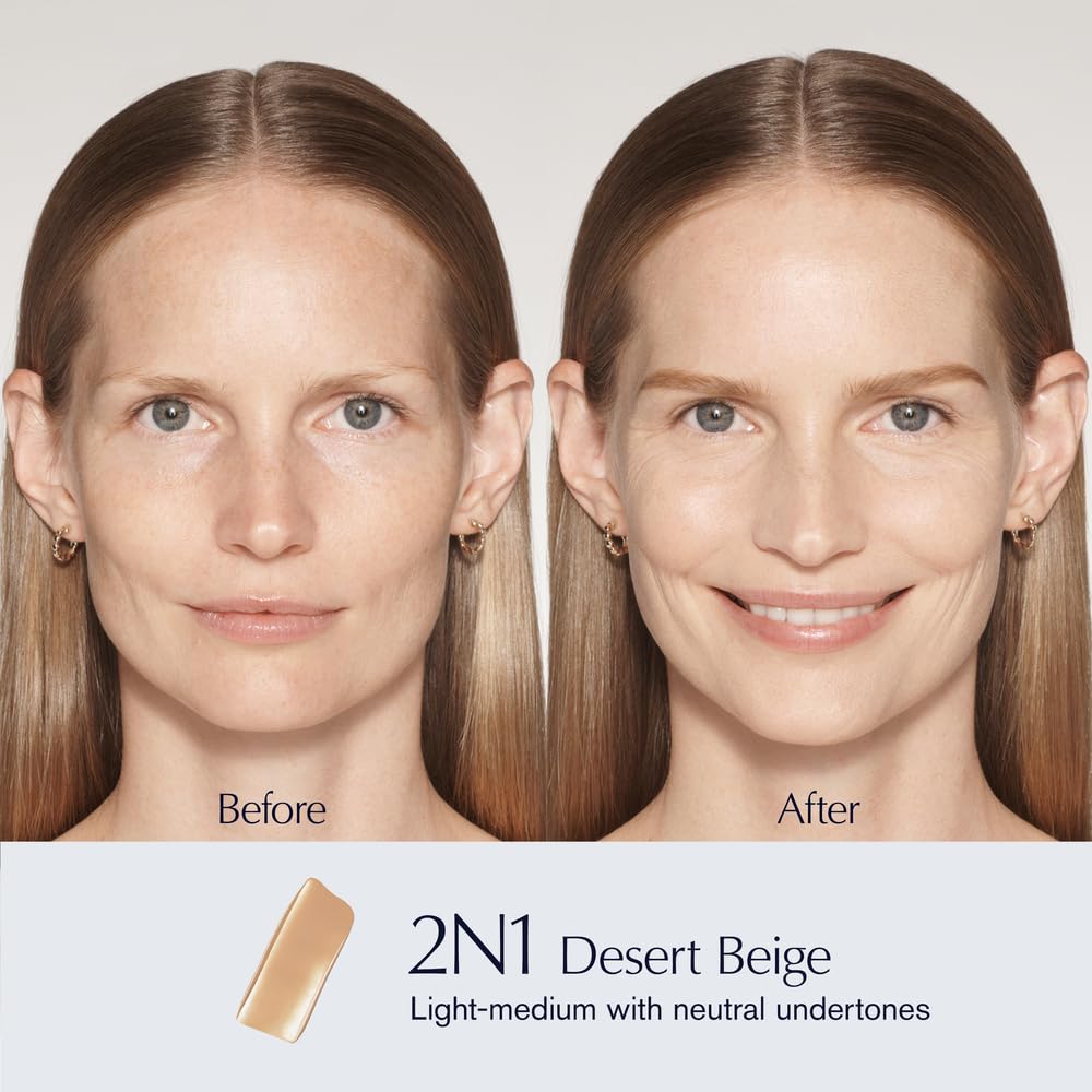 Estée Lauder Futurist SkinTint Serum Foundation SPF 20 with Glycerin | Light Coverage, 1.0 Fl Oz, 2N1 Desert Beige