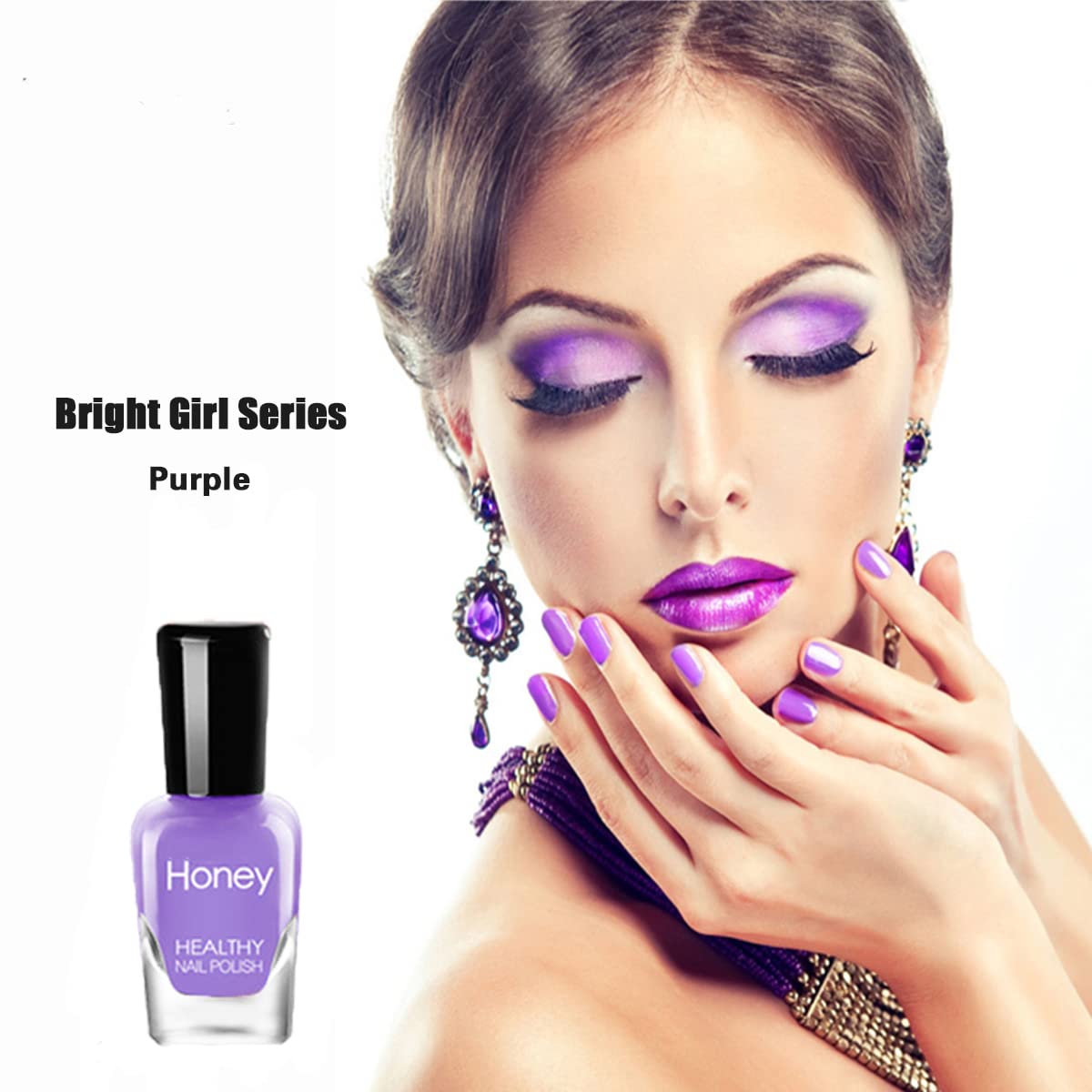 Tophany Non Toxic Nail Polish Set, Easy Peel Off and Fast Dry Nail Polish Set for Pack, Eco Friendly and Organic Water Based Nail Polish for Women,Teens(10 Bottles)