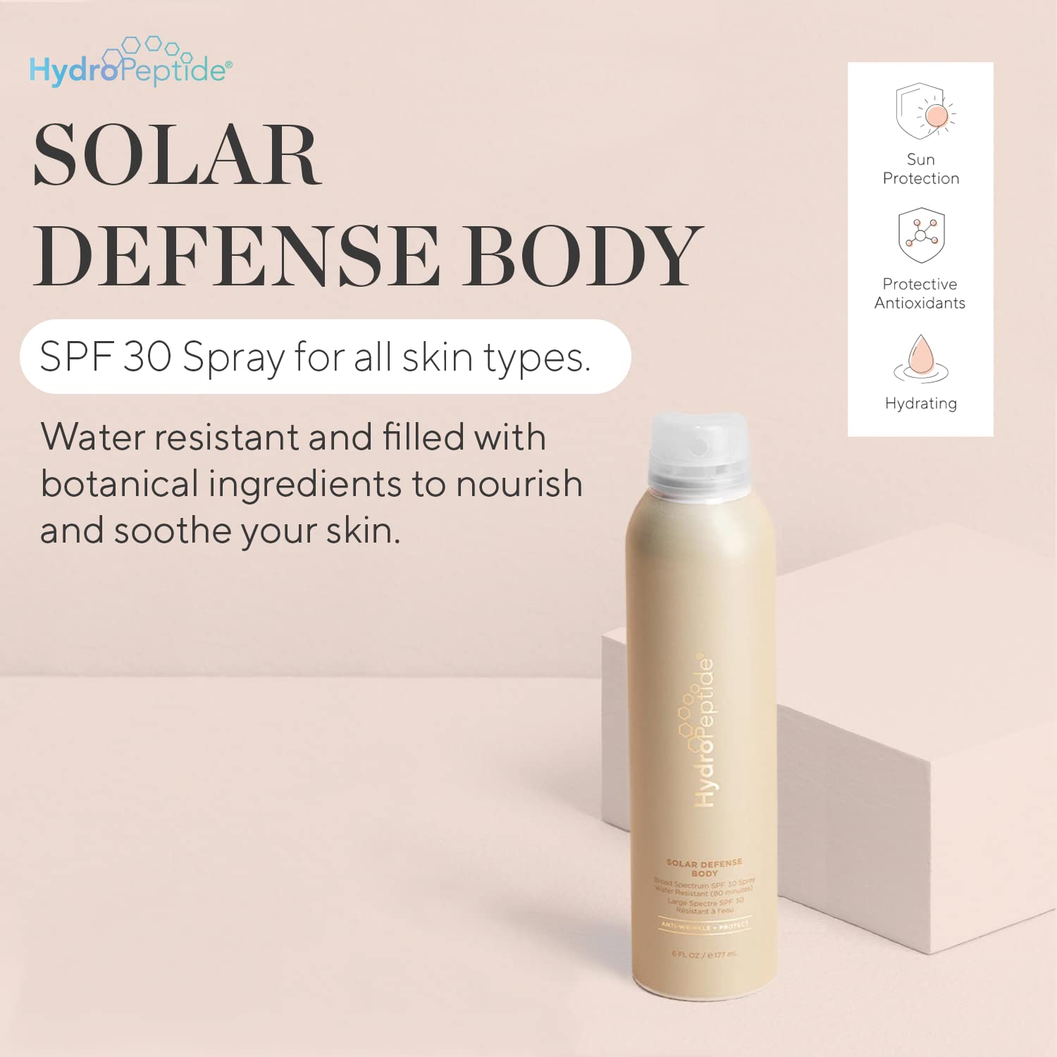 HydroPeptide Solar Defense Body Sunscreen, 6 fl. oz.