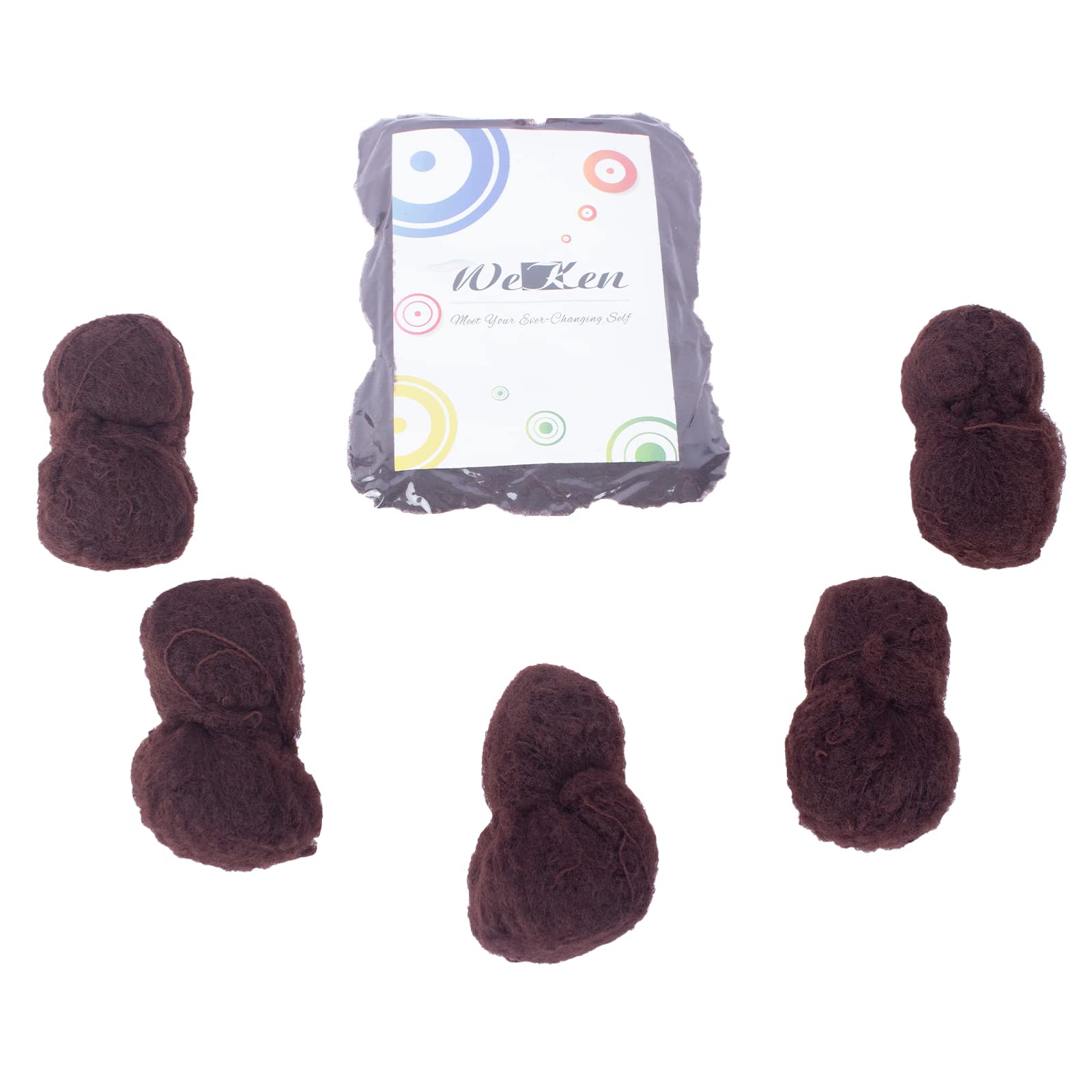 100pcs , Dark Brown : WeKen Pack of 100pcs Hair Nets Invisible Elastic Edge Mesh 50cm 20 Dark Brown