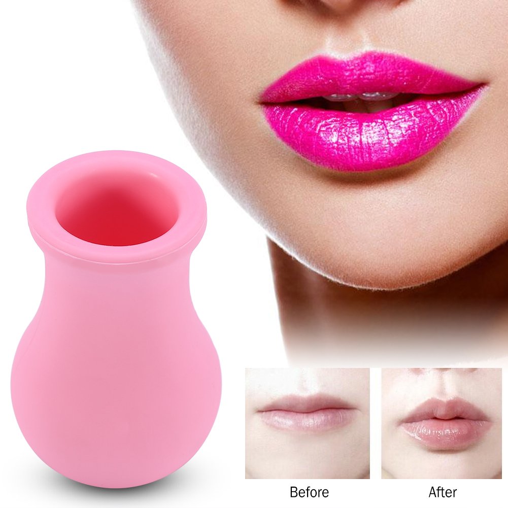 Lip Plumping Device, Soft Silicone Lips Enhancer Plumper Tool , Portable Lip Plumper Enhancer Device Makes Your Lip Looks More Full