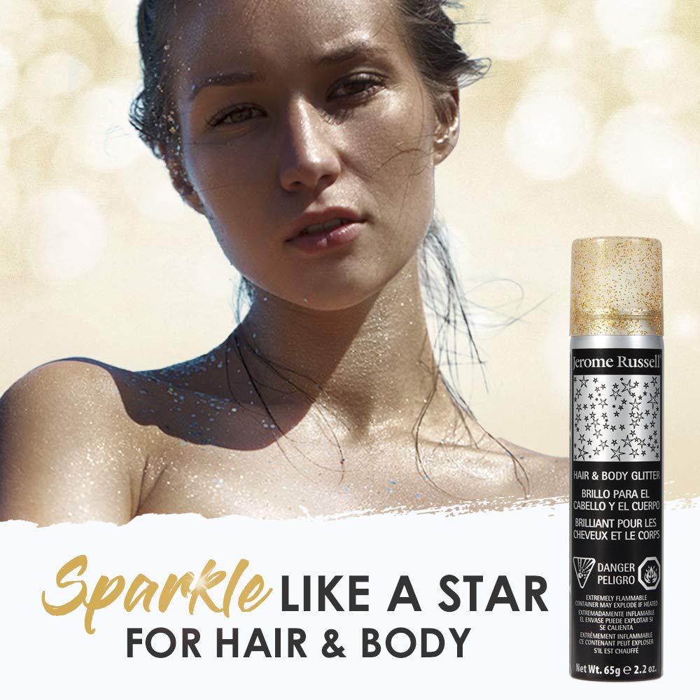 Jerome Russell Glitter Spray, Gold