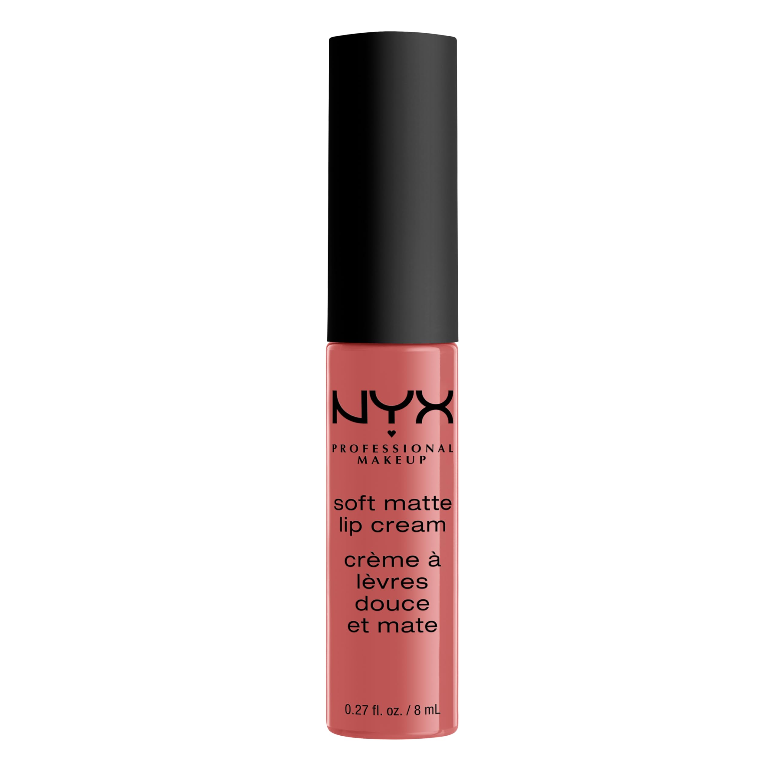 NYX PROFESSIONAL MAKEUP Soft Matte Lip Cream, Lightweight Liquid Lipstick - Zurich (Matte Muted Rose)