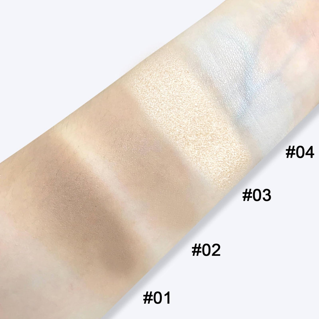 Jutqut Matte Contour Palette - Face Sculpting Grey Contour Powder for Light Fair Skin, Cool Toned Face Bronzer Makeup Contouring, Buildable Matte Bronzer - 02#Dark Brown