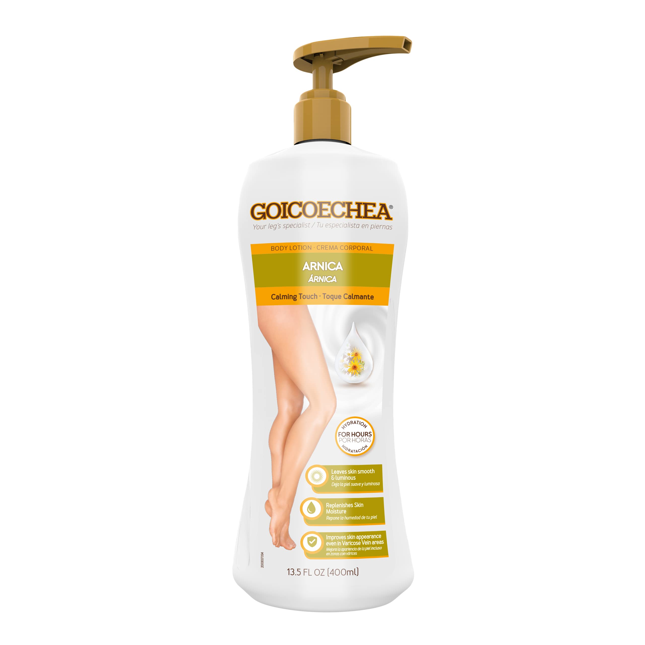 Goicoechea Lotion Calming Touch for Legs, Body, Arms, 13.5 oz.