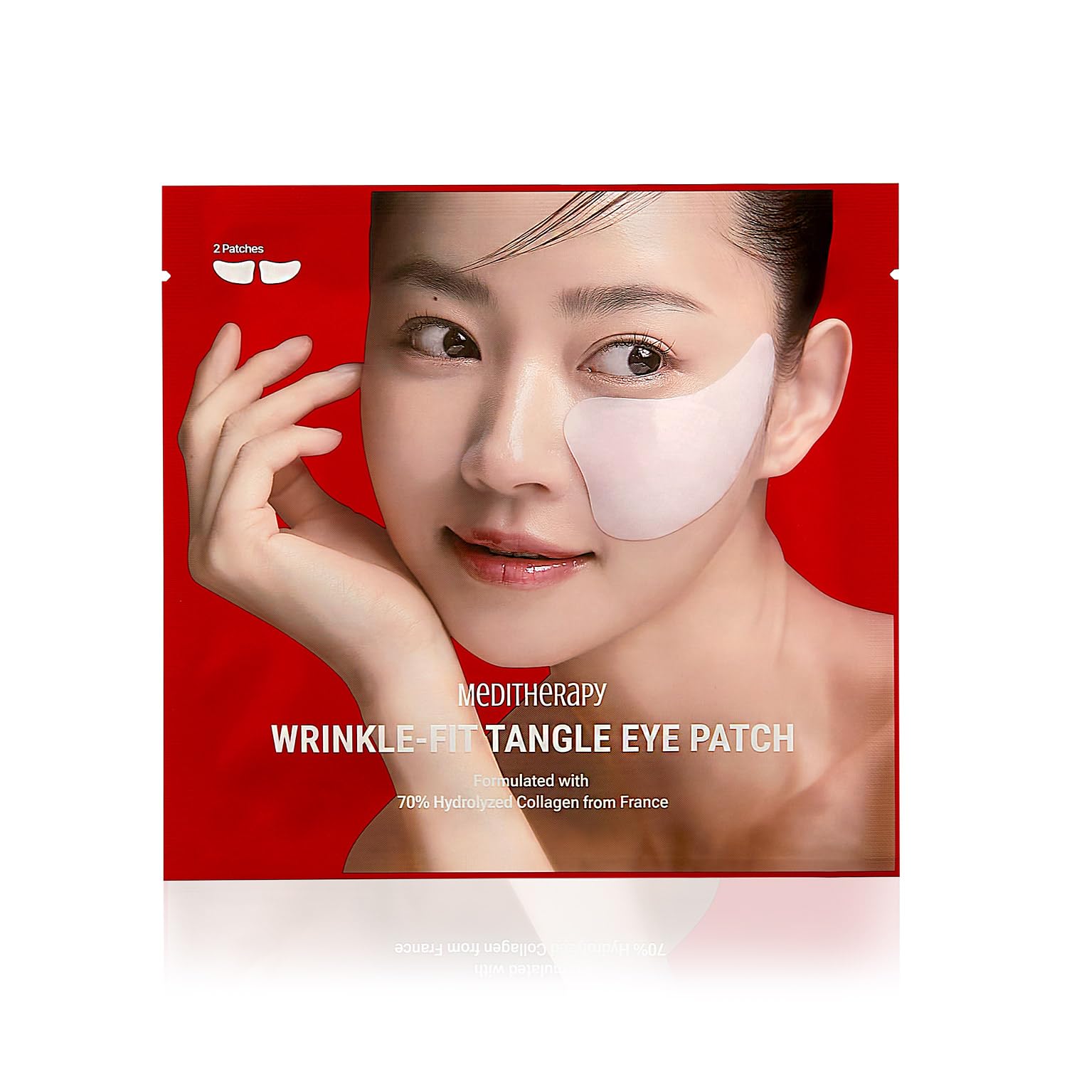 Wrinkle-fit Tangle Eye Patch - Under Eye Patches for Dark Circles and Puffy Eyes, Eye Bags Treatment for Women - Mega Collagen Eye Patches, Eye Gel Pads for Puffiness- Firming & Deep Hydrating - 4EA