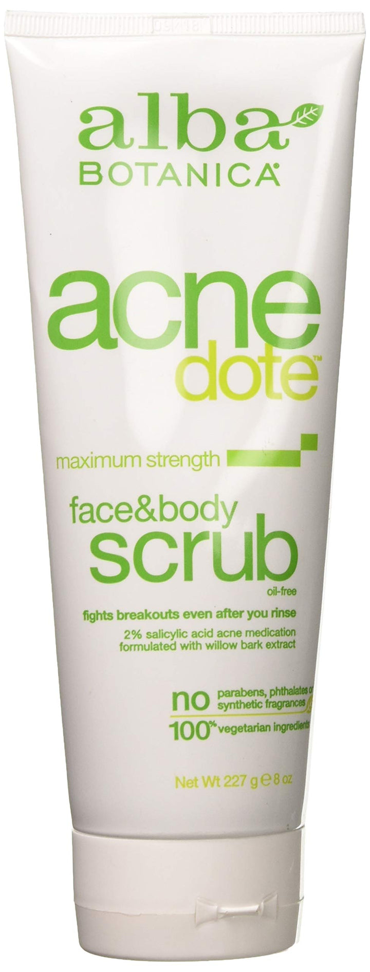 Alba Botanica: Natural ACNEdote Face & Body Scrub 8 oz (2 pack)