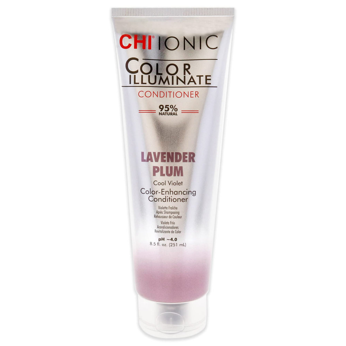 CHI Ionic Color Illuminate Conditioners - 95% Natural, Sulfate, Paraben and Gluten Free, 8.5oz - Multiple Colors