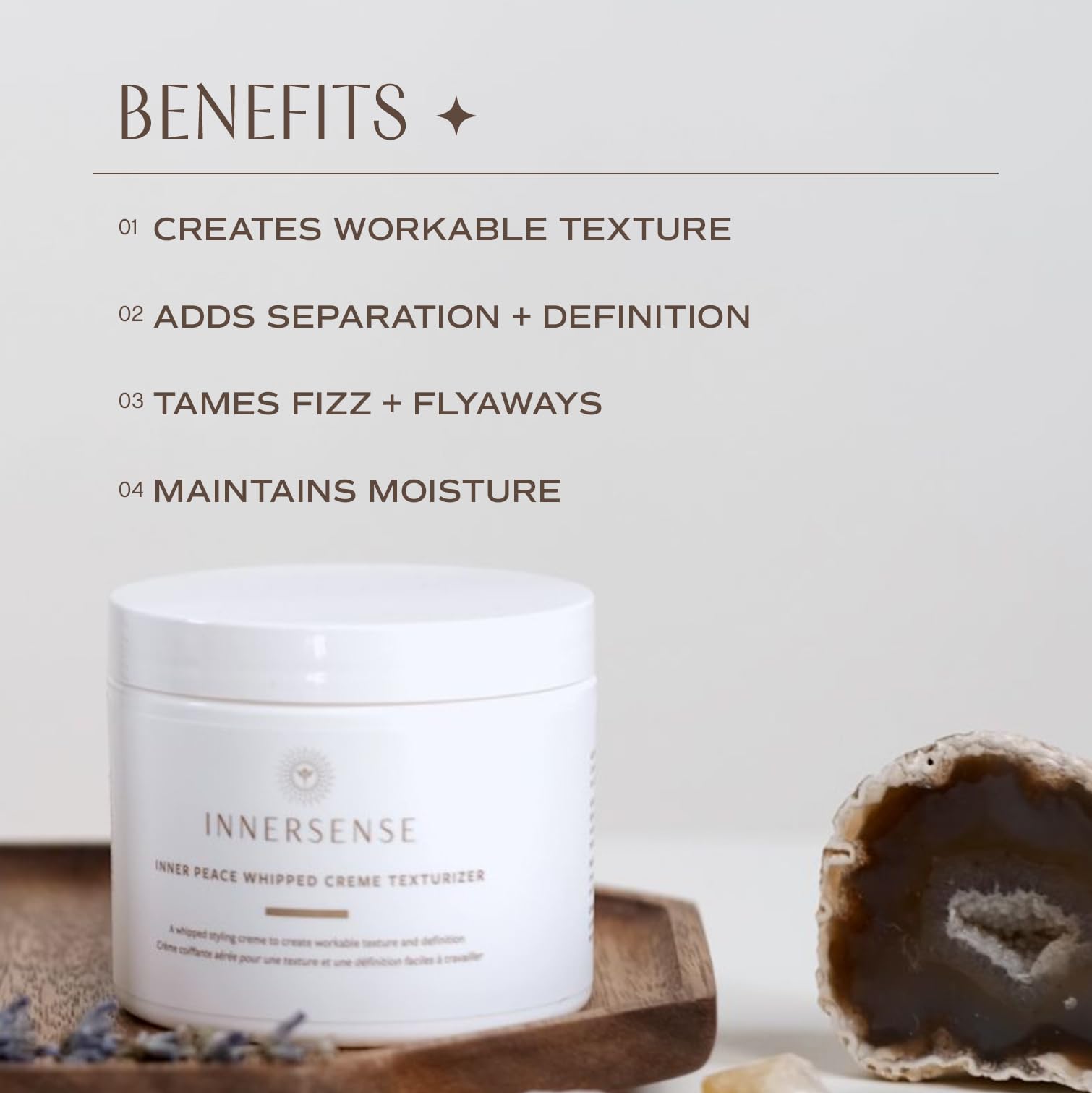 Innersense Organic Beauty I Create Inner Peace Whipped Creme Texturizer -- 3.4 fl oz