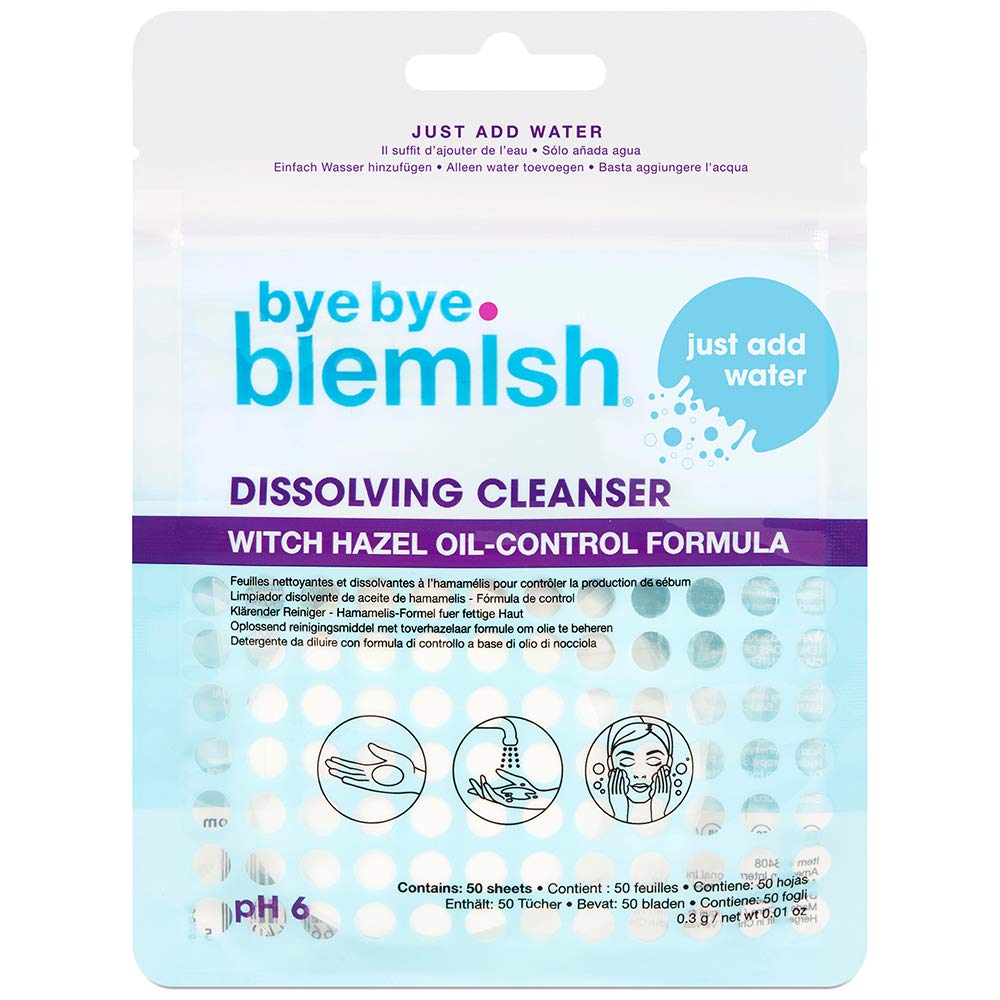 Bye Bye Blemish Water Activated Dissolving Cleanser Sheets