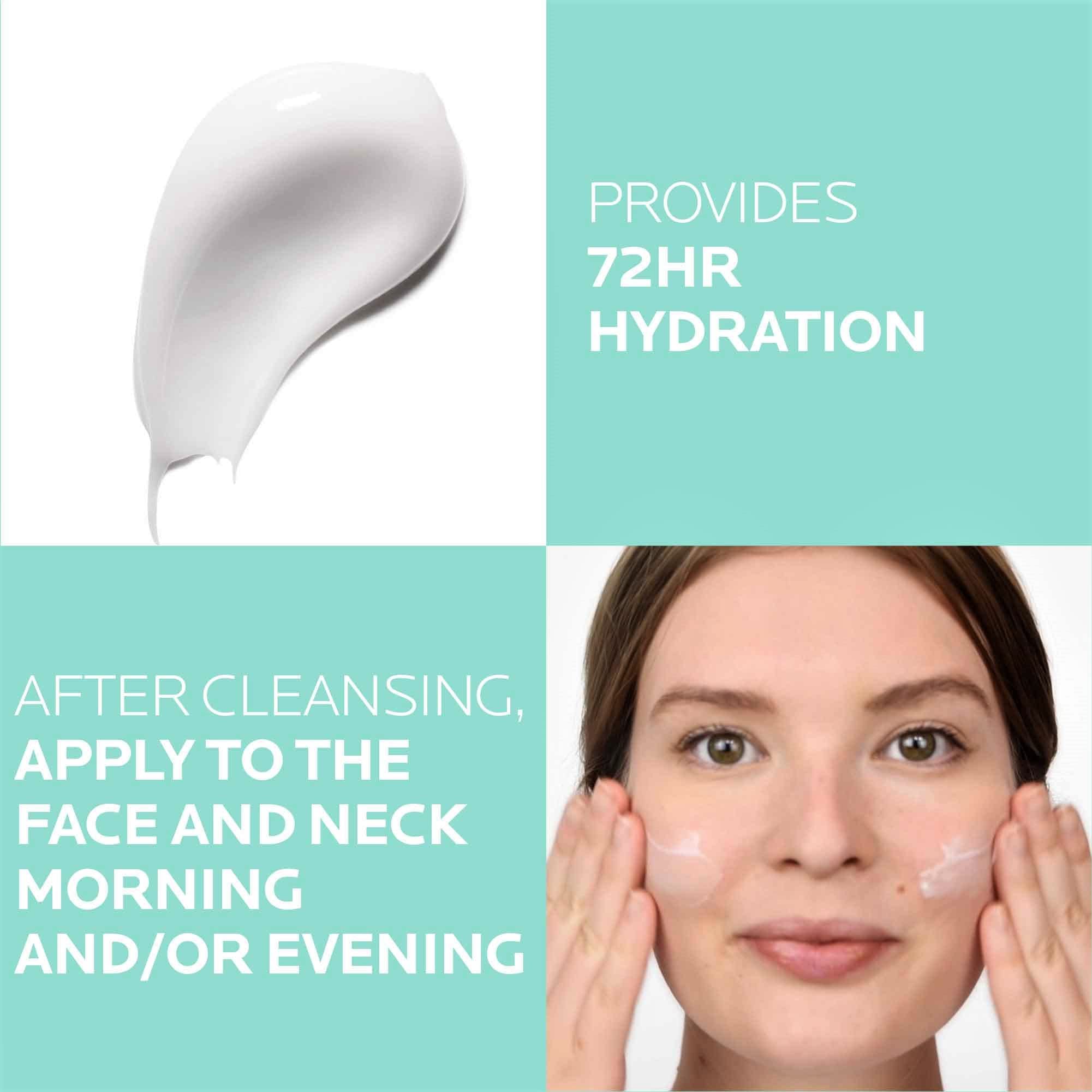 La Roche-Posay HydraphaseHA Light Face Moisturizer, Hyaluronic Acid Face Moisturizer with 72HR Hydration, Oil Free & Non-Comedogenic, 50 MLÃ‚ , 1.69 fl. oz.