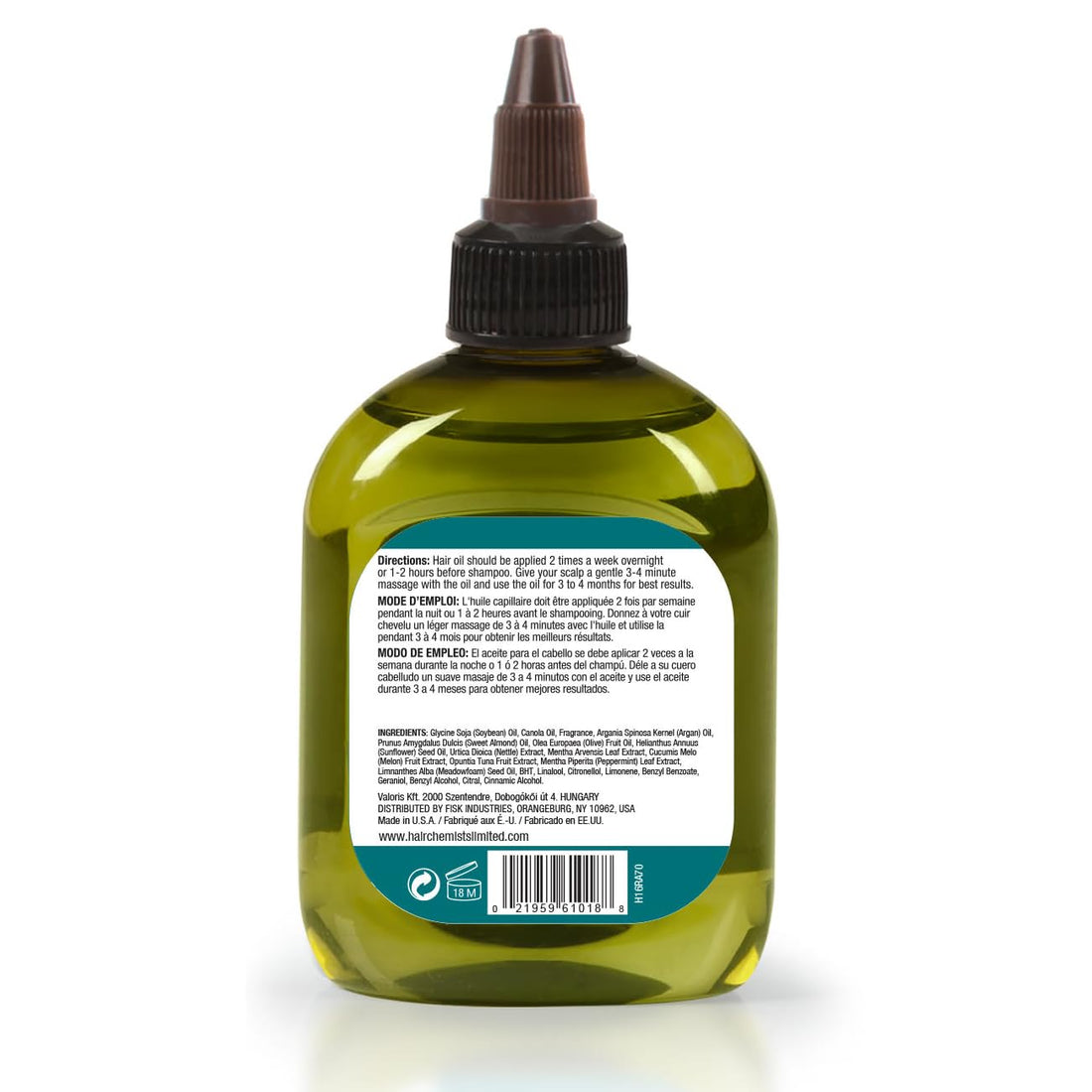 Hair Chemist Bond & Repair Argan Oil - Bonding Treatment for Damaged Hair, 7.1 Ounces