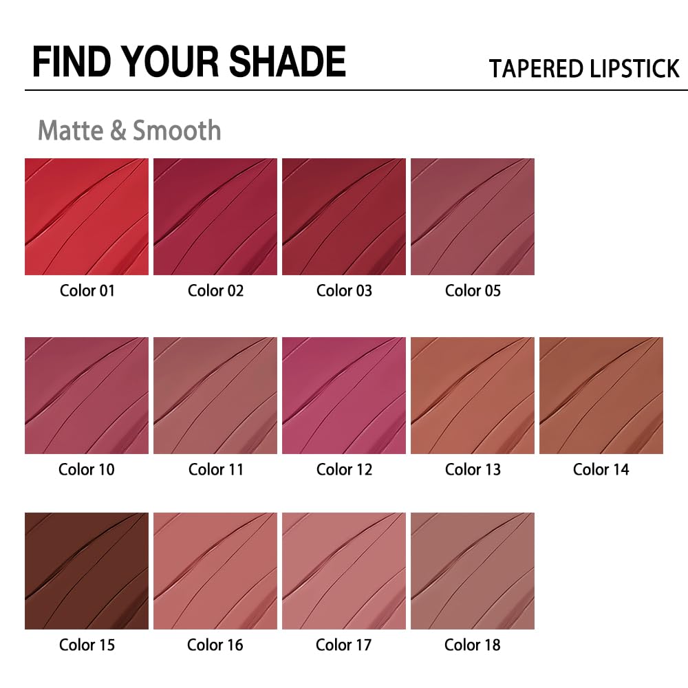 evpct Antique Rose Matte Lip Liner and Lipstick Combo Set for Women Long Lasting, Light Dusty Rose Matte Cream Gradient Lipstick and Lip Liner Crayon Contour Pencil Makeup, Flawless Ombre Effect