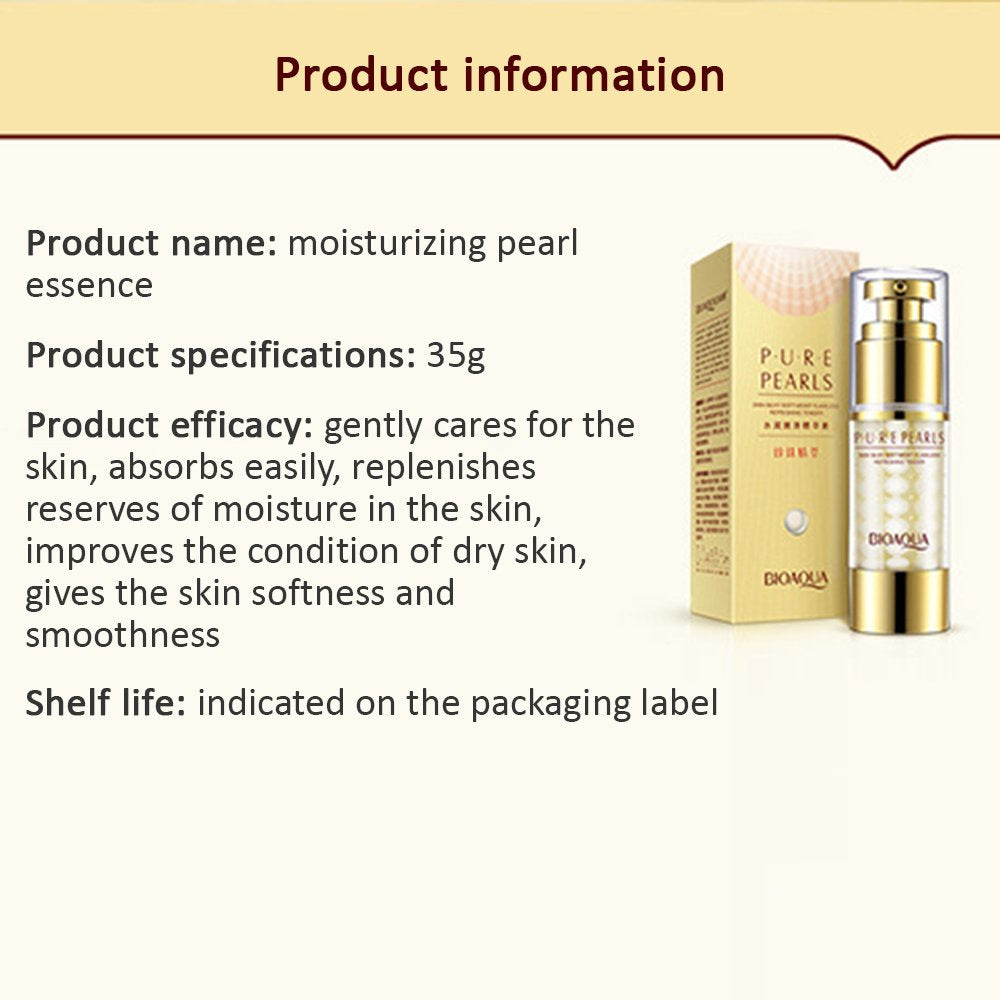 BIOAOUA Pure Pearls Skin Silky Moist Flawless Refreshing Eye Cream Essen 35g