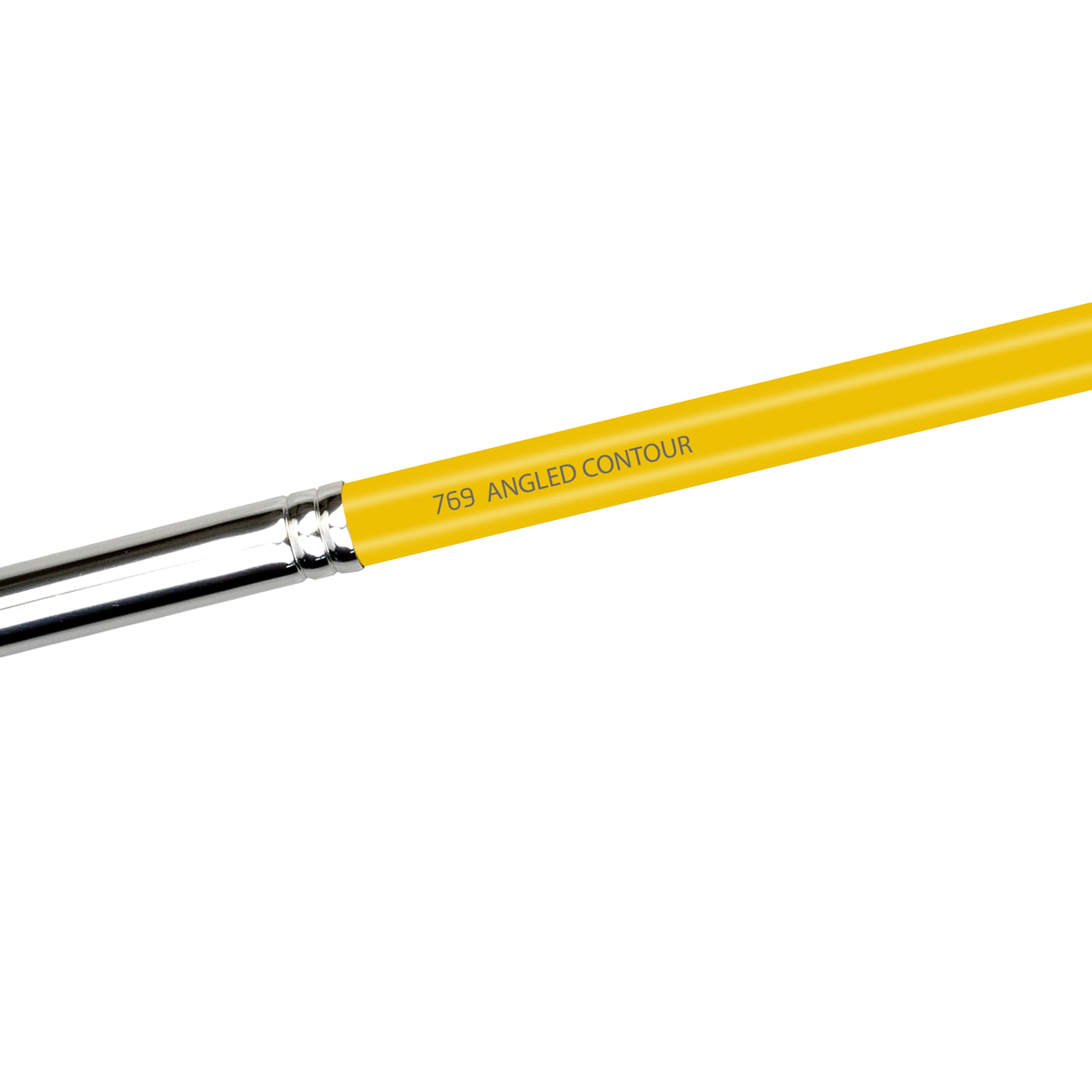 Bdellium Tools Studio Line Angled Contour Brush, Yellow