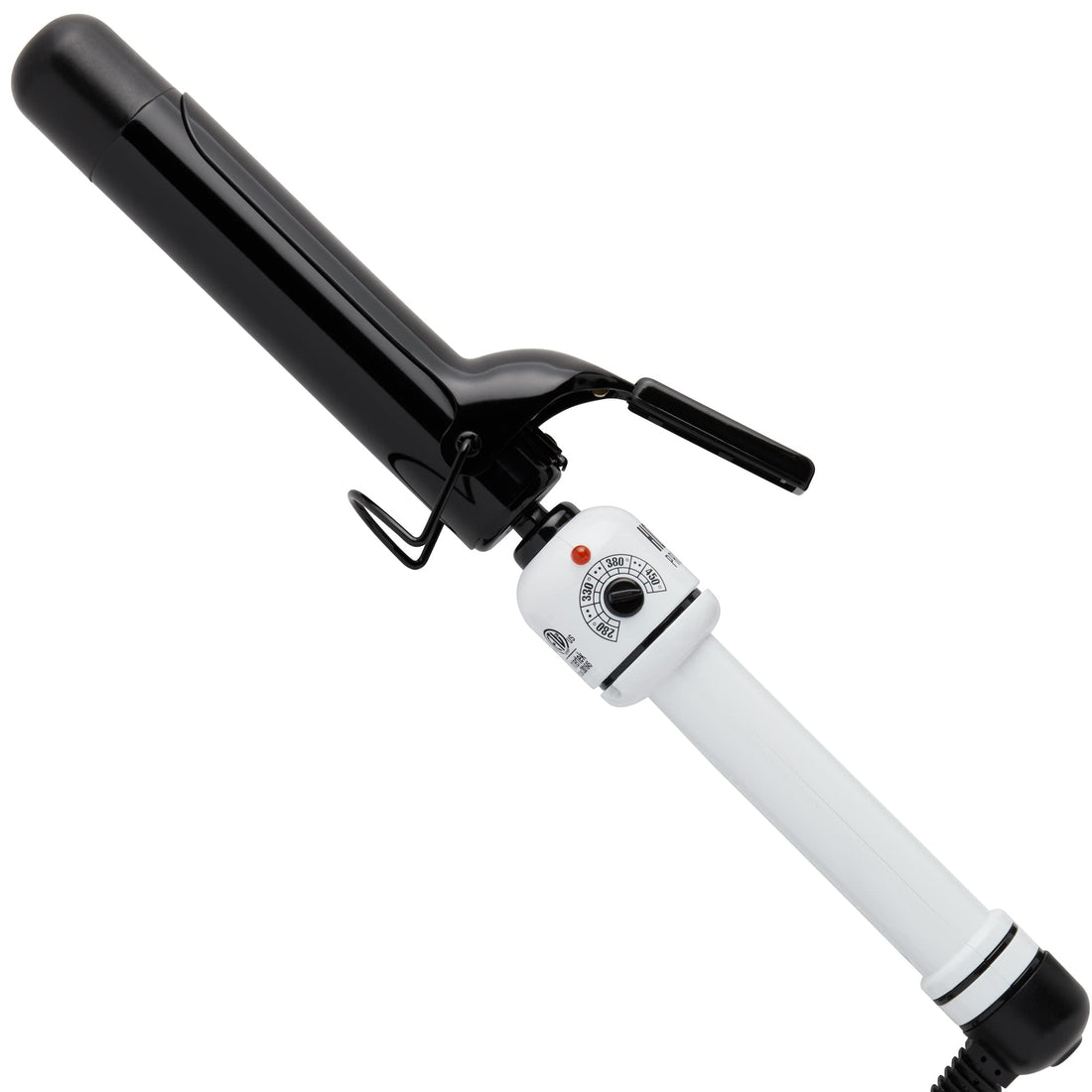HOT TOOLS HTBW45 Spring Curling Iron, Black/White, 1 1/4 Inches