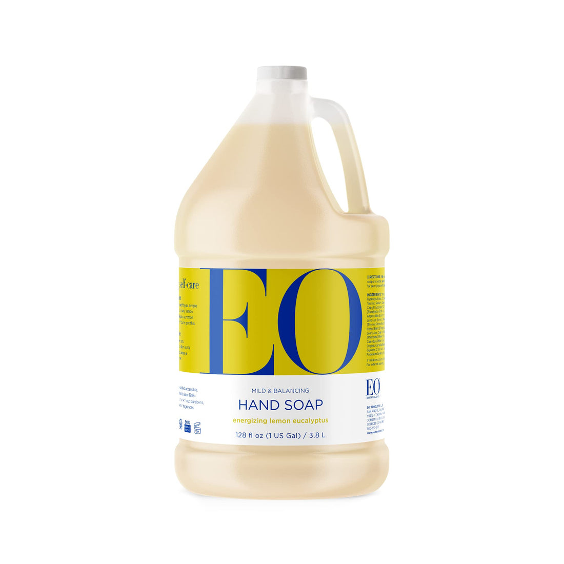 EO Hand Soap: Lemon and Eucalyptus, 128 Ounce Refill