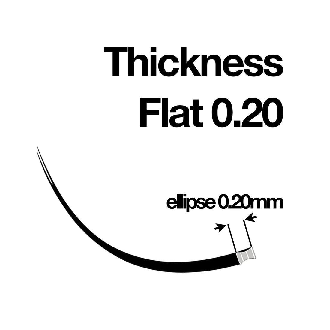 17MM : DESIRES LASHES By EMILYSTORES Ellipse 0.20mm Thickness C Curl Length 17mm Flat Shaped Volume Eyelash Extensions Single Size In One Tray Silk Mink Fake Eye Lashes