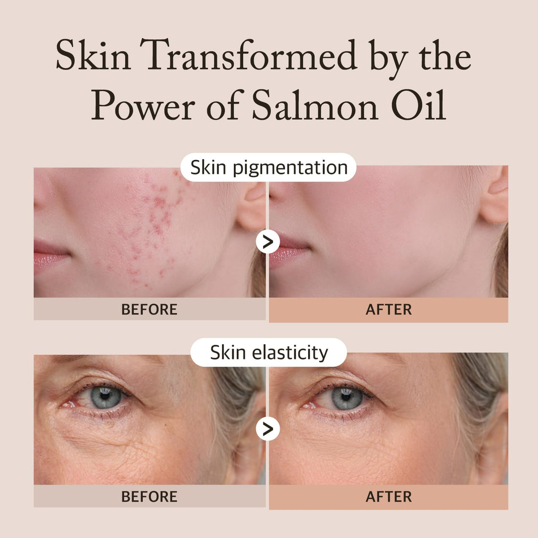 eyeNlip Salmon & Peptide Nutrition Cream – 1.76 fl oz– Deeply Hydrating Face Moisturizer with Collagen & Peptides for Dry, Aging Skin – Korean Skincare for Soothing Redness and Improving Elasticity