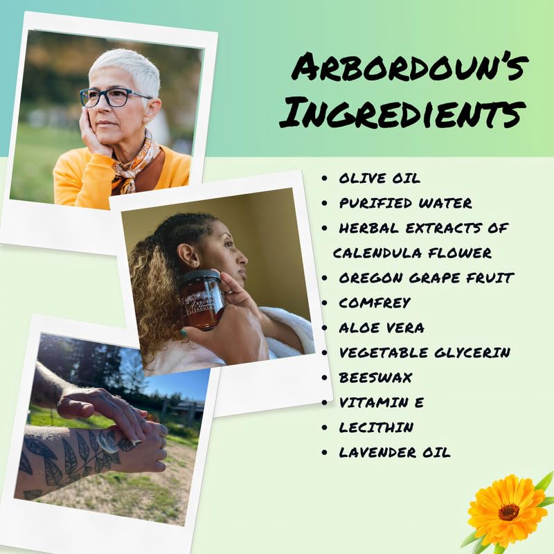 Calendula Cream 9oz Amber Jar Contains Comfrey, Oregon Grape, Aloe, Beeswax. Tattoo Aftercare Kit Essential. Soothing Eczema Salve. Home Grown and Hand Poured Since 1984