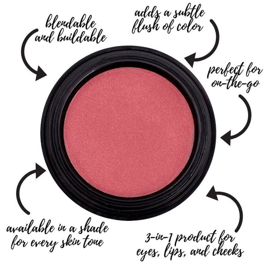 Gabriel Cosmetics Gabriel Cosmetics Multi Pot for Eyes, Cheeks and Lips Conch Pink Shimmer