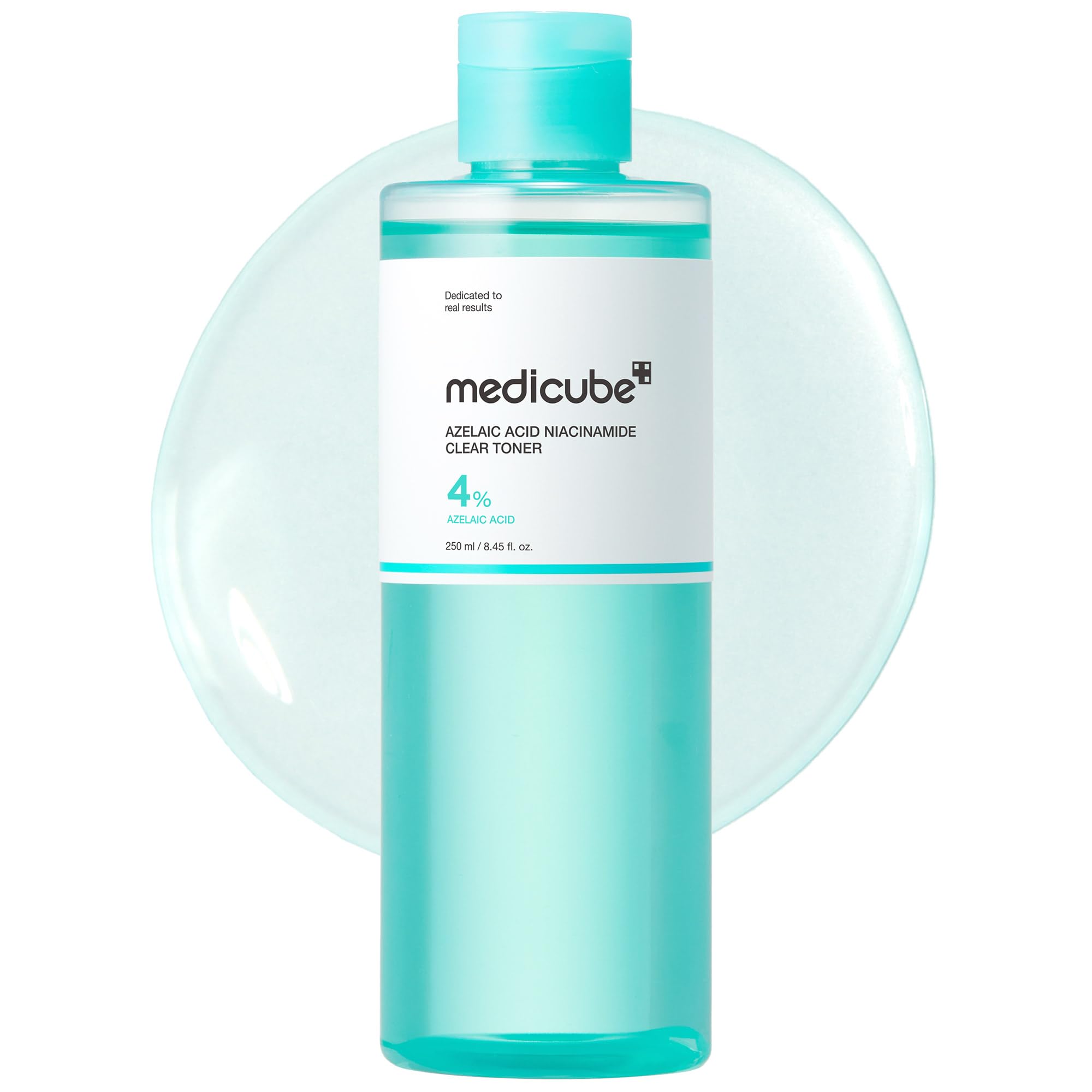 medicube Azelaic Acid Niacinamide Clarifying Toner | Troubled Skin Care, Ideal for Purifying & Calming | 4% Azelaic Acid & 2% Niacinamide| Soothing Daily Toner | Korean Skin Care | 8.45 fl.oz