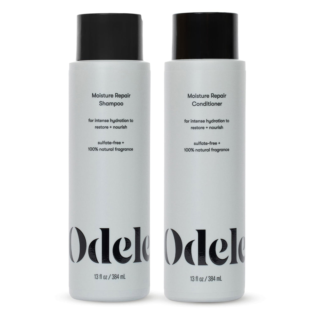 Odele Moisture Repair Sulfate-Free Shampoo & Conditioner Set, for Intense Hydration to help Restore and Nourish Dry or Damaged Hair, 13 Fl Oz Each (2-Pack)