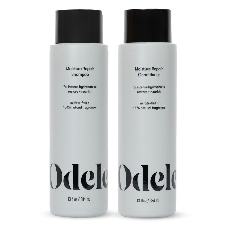 Odele Moisture Repair Sulfate-Free Shampoo & Conditioner Set, for Intense Hydration to help Restore and Nourish Dry or Damaged Hair, 13 Fl Oz Each (2-Pack)