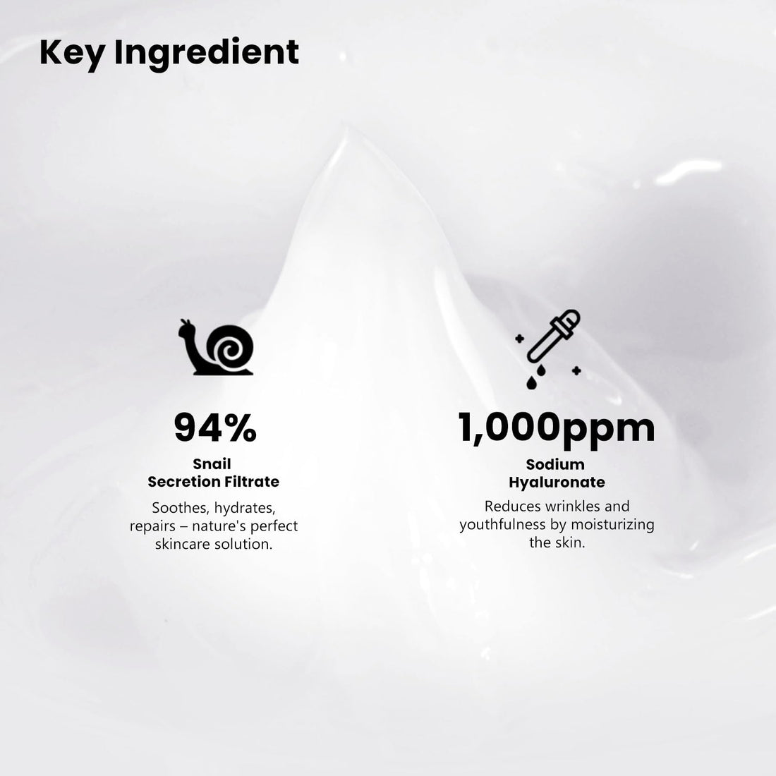 MOONISU Snail Mucin Moisturizer Face Cream - Advanced Snail 94 All in One Cream 3.52 OZ, Daily Repair Face Gel Cream for Dry Skin, Sensitive Skin, Recovery Cream with Hyaluronic Acid