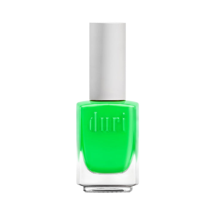 duri Nail Polish, 159N Piranha, Neon Green, Matte, Opaque, 0.5 fl.oz.