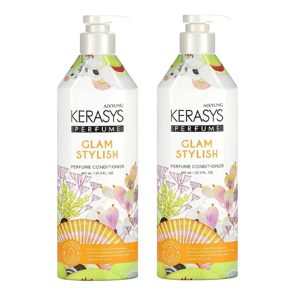 Kerasys Perfume Glam Stylish 20.3 fl oz / 600 ml (Conditioner, 2-Pack)