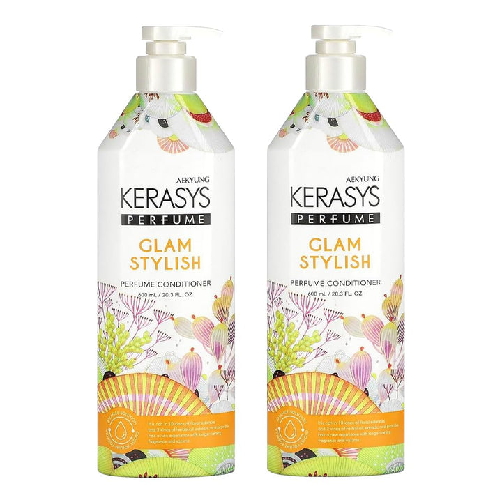 Kerasys Perfume Glam Stylish 20.3 fl oz / 600 ml (Conditioner, 2-Pack)
