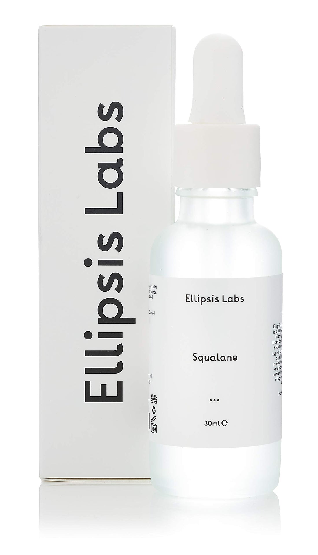 Ellipsis Labs Squalane Oil, 100% Natural Olive derived Squalane Oil, a Deep Moisturizer for targeting Dry Skin with Anti-Aging Properties (1oz / 30ml)