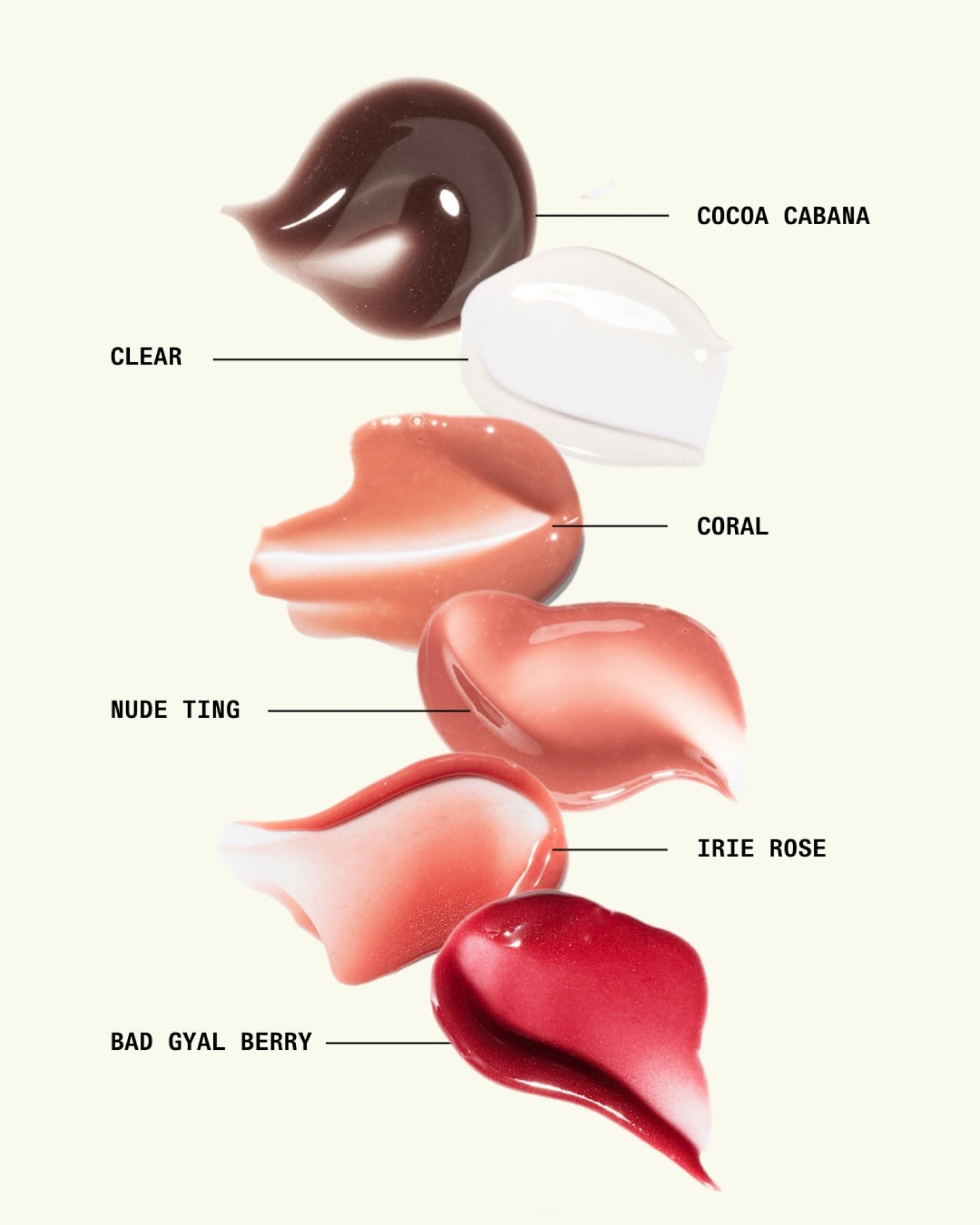 Cay Skin Isle Lip Balm SPF 30 – High Shine, Hydrating, Non-Sticky Lip Gloss in Vanilla Brown Sugar Flavor – Formulated with Natural Ingredients for All Skin Tones – Bad Gyal Berry