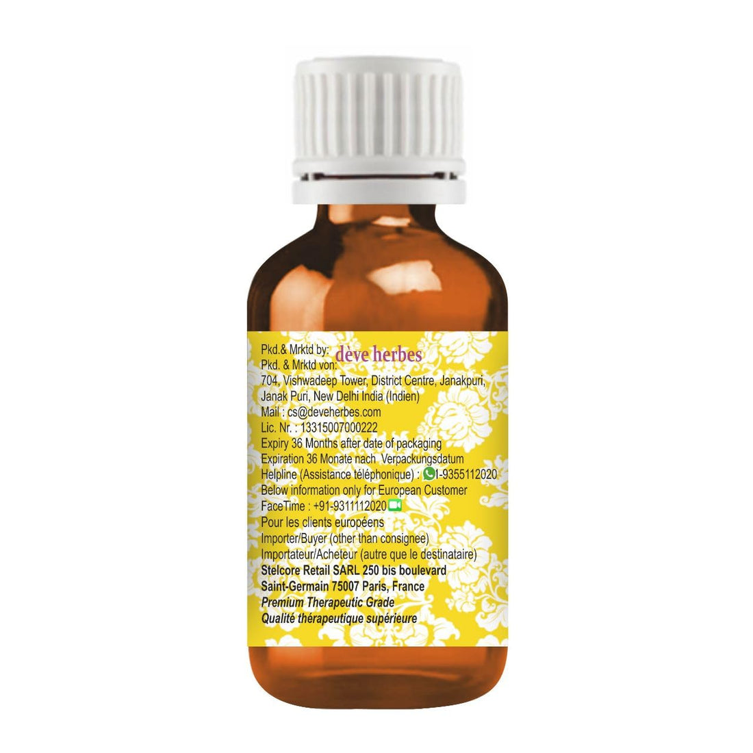 Deve Herbes Pure Rosehip Seed Oil 30ml (1 oz)
