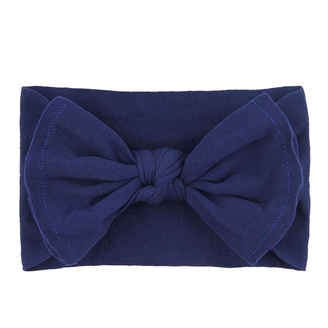 QandSweet Baby Nylon Headbands Newborn Bows Soft Head Wraps for Infant Toddler Girls 12-Pack