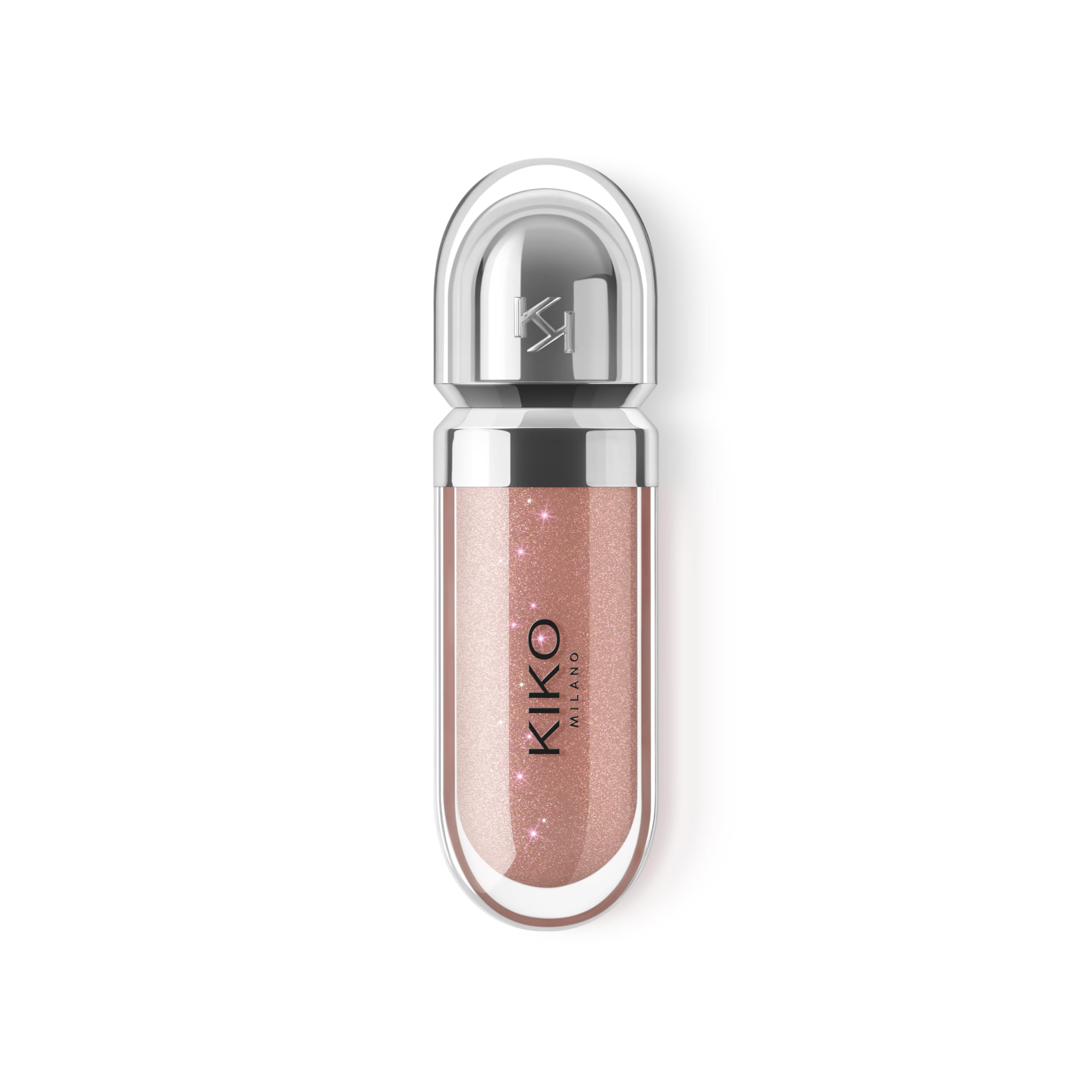 Kiko MILANO - 3d Hydra Lip Gloss 20 Softening Lipgloss for a 3D look | Chestnut Color | Non-Comedogenic | Professional Makeup