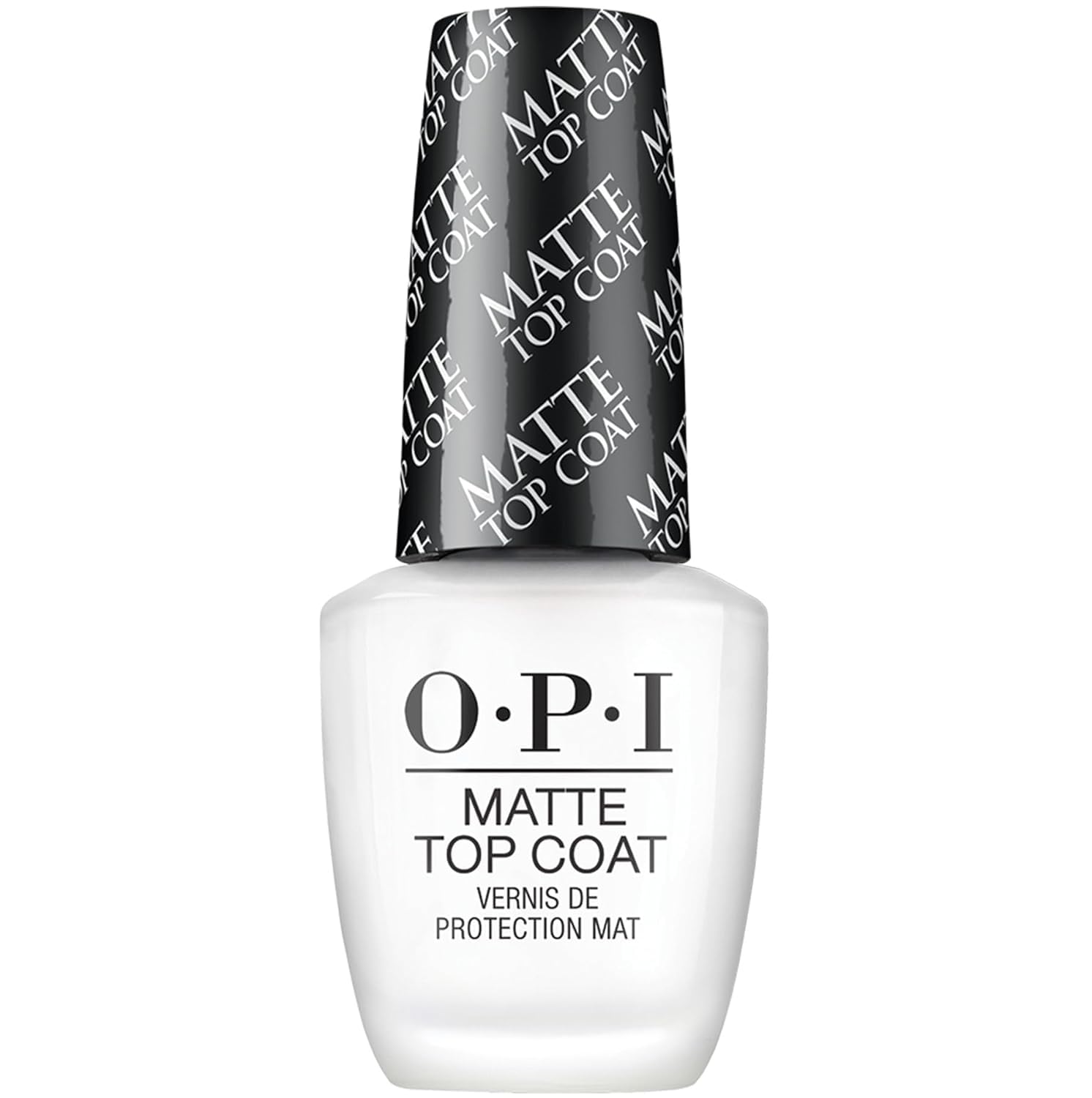 OPI Matte Top Coat | Nail Polish Matte Top Coat | Prevents Chipping, Protects Nails, Matte Finish