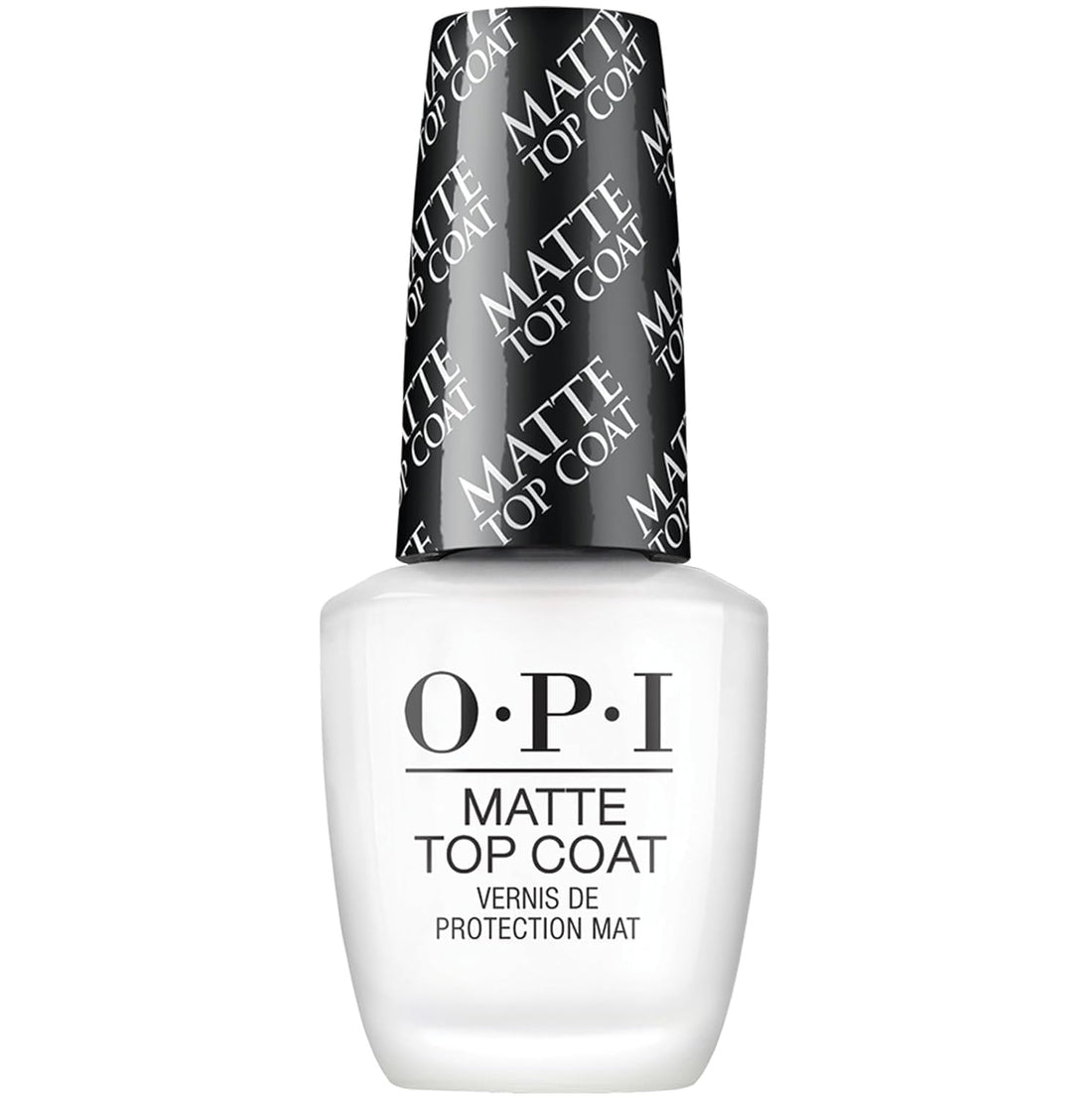 OPI Matte Top Coat | Nail Polish Matte Top Coat | Prevents Chipping, Protects Nails, Matte Finish