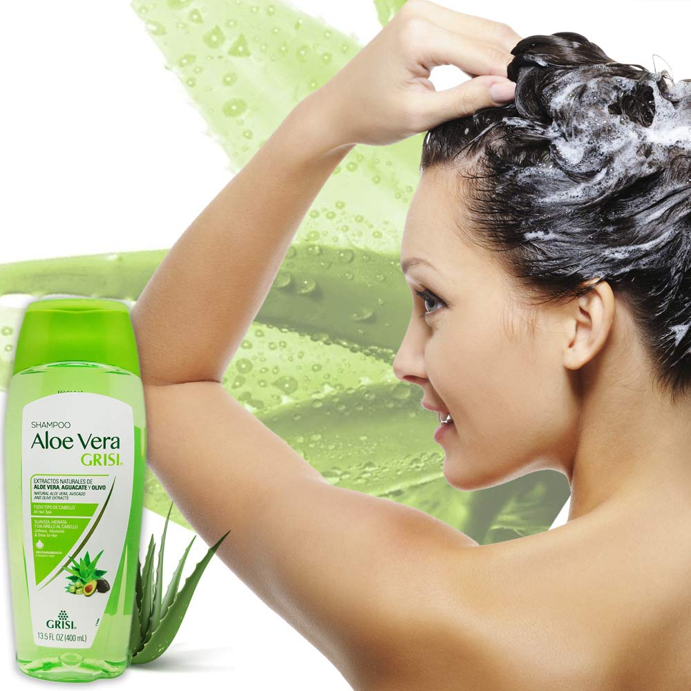 Aloe Vera Shampoo By Grisi .. Multi Nutrition, Deep Repair 13.5 Oz... Amtc