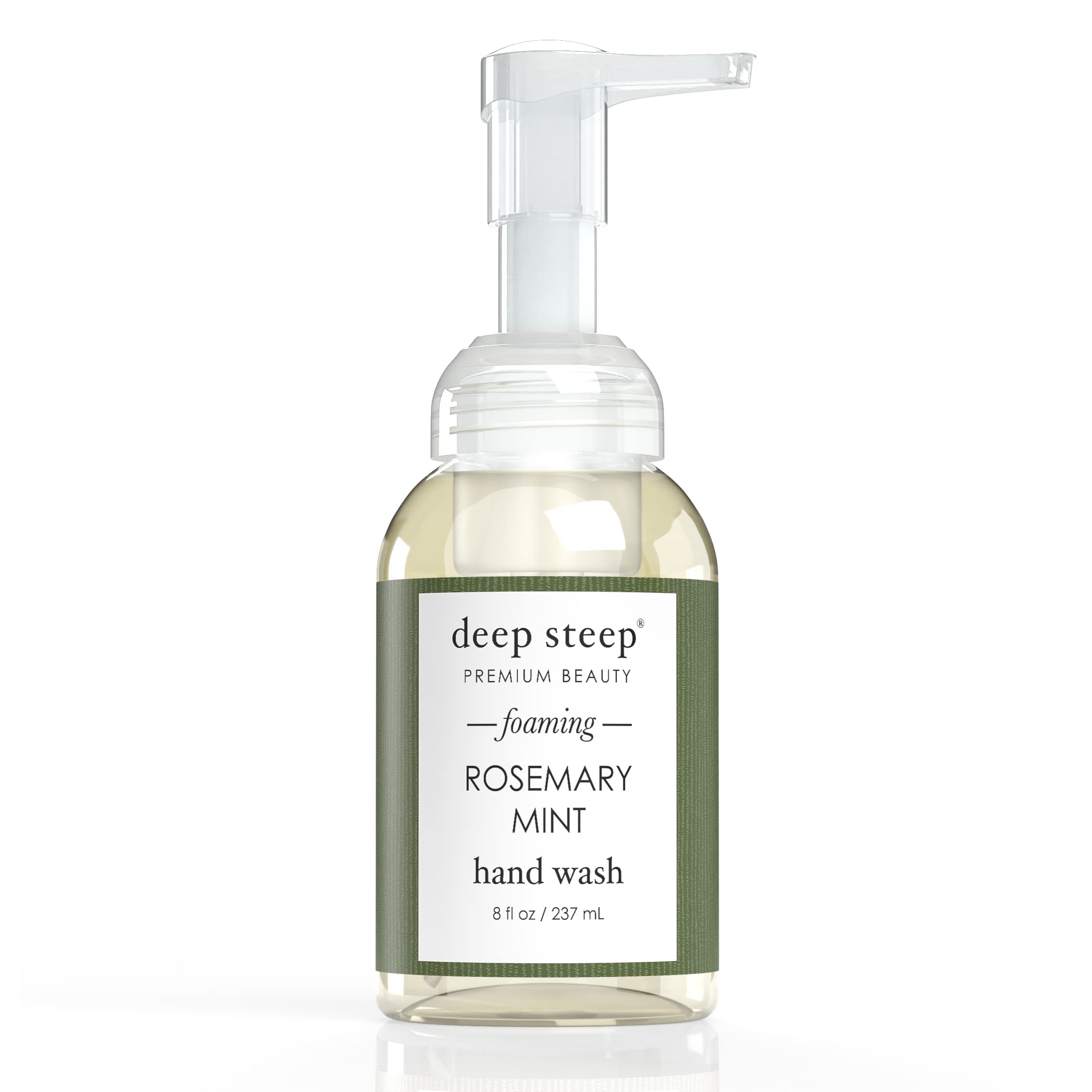 Rosemary Mint , 8 Ounce : Deep Steep Foaming Hand Wash, Rosemary Mint, 8 Ounce